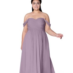 Azazie Corin Dress in Wisteria